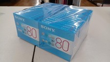 Sony MDW80BC 80 Minute Recordable MiniDisc Media Blue Lot of 33