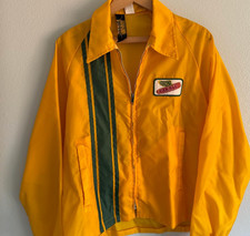 Vintage Swingster DeKalb Striped Yellow Dekal...