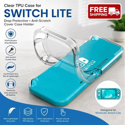Nintendo Switch Lite Crystal Clear TPU Skin Cover Shell Grip Case For Nintendo