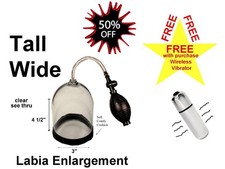 Pussy Pumping Extra Large starter set with Bulb Pump. 50 Off reg. price Vibe