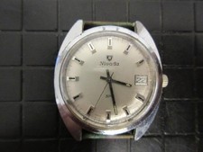 Vintage Mens Nivada Compensamatic 17 Jewel Date Swiss Watch - For Repair