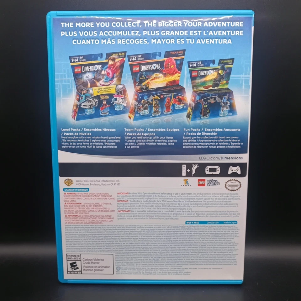 Lego Dimensions (Nintendo Wii U, 2015) CIB Complete VG - Image 2 of 4