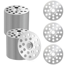 100 Pcs 1 Inch Plaster Washers Zinc Metal Washer, Plaster Repair Washers Profile