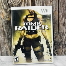 Tomb Raider Underworld Nintendo Wii Video Game Complete CIB Eidos Manual NTSC