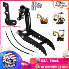 Mini Excavators Hydraulic Thumb Clip, Thumb Below 3 Tons with L-Shaped Bracket
