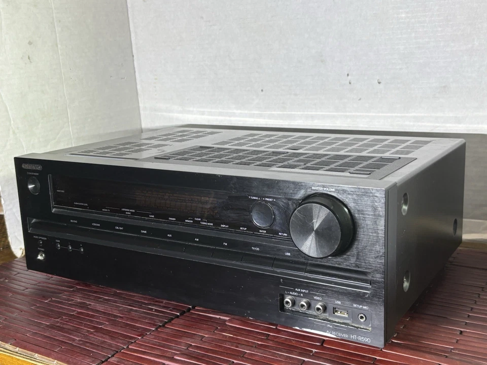 ONKYO HT-R590 - Audio/Video Stereo Receiver - No Remote - Tested & Works - Image 3 of 4