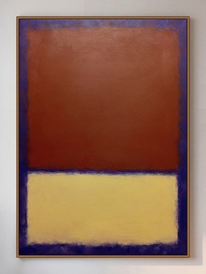 Mark Rothko Inspired Color Field Painting   Abstract Expressionism Art
