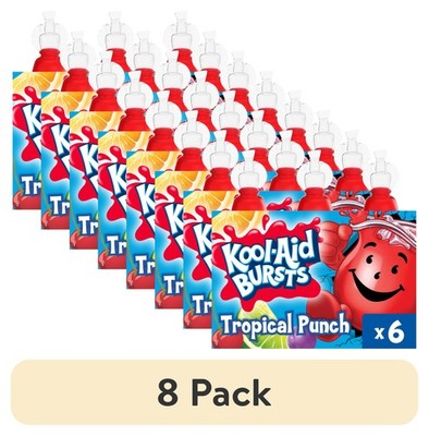(8 pack) Soft Drink, 6 Bottles, for School Lunches and On-the-Go Hydration