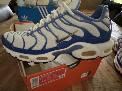 Nike Air Max Plus TN Sneaker Weiß/Blau/Gelb EU 44 US 10 IF6224-100