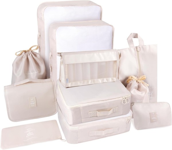 Billybath 11 Teilige Koffer Organizer Set, Packing Cubes, PackwüRfel FüR Urlaub-image