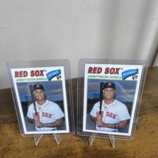 Topps Heritage Rookie Jhostynxon Garcia 2 Card Lot 2026 Red Sox MLB #112