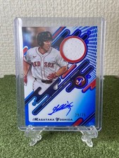 Masataka Yoshida 2025 Topps Pristine Baseball Autograph Relic 29/75