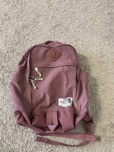 The North Face Pink 18" Nylon Backpack Women Laptop Daypack NF0A52VQ Travel