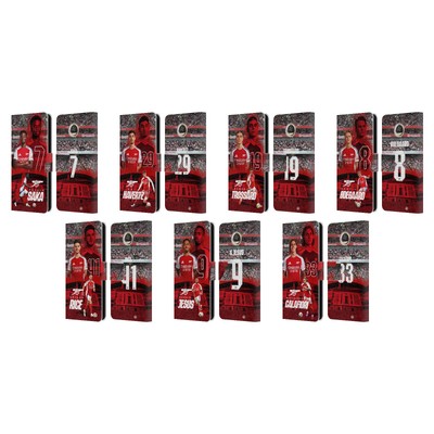 OFFICIAL ARSENAL FC 2024/25 FIRST TEAM LEATHER BOOK CASE FOR MOTOROLA PHONES 2