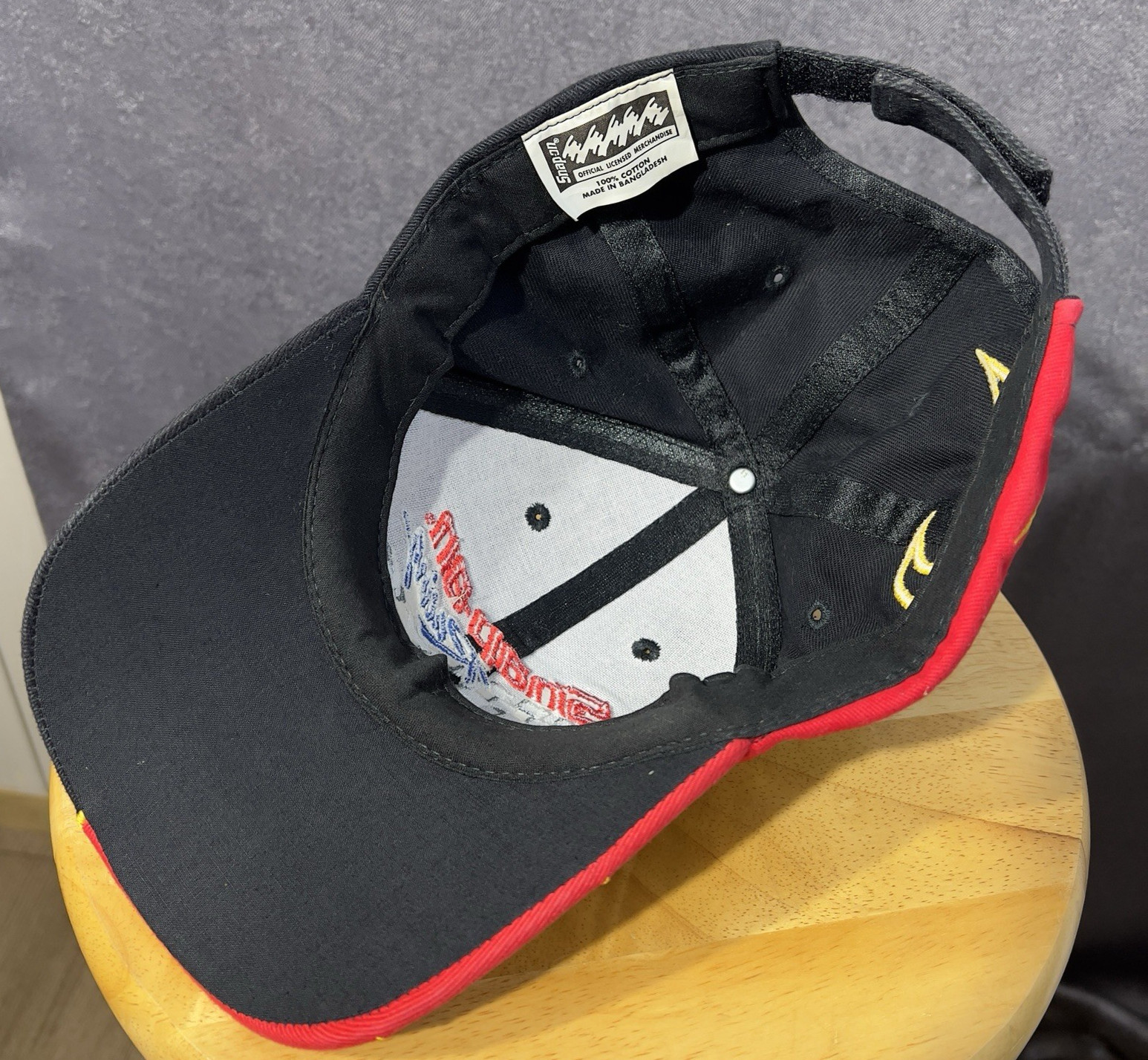 Snap On Racing Hat Adjustable Strap Back Flames C… - image 6