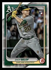 Zack Gelof 2024 Bowman #14 Oakland Athletics ROOKIE BUY10GET5FREE