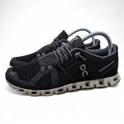  On Cloud Women s Running Shoes Size 8 Black White Mesh Speed Laces 19.0001