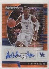 2020-21 Prizm Draft Picks Prospect Orange Pulsar 25/49 Ashton Hagans Auto 2r7