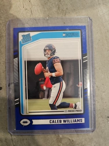 2024 Panini Donruss - Rated Rookie Caleb Williams #327 Blue Press Proof (RC)