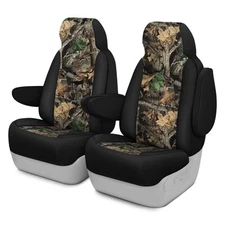 Saddleman 049537-12 Canvas 1st Row Kanati w Black Custom Seat Covers