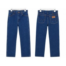 Vintage 90's Wrangler 13MWZ Cowboy Cut Original Fit Jeans USA Made 30x30 Western