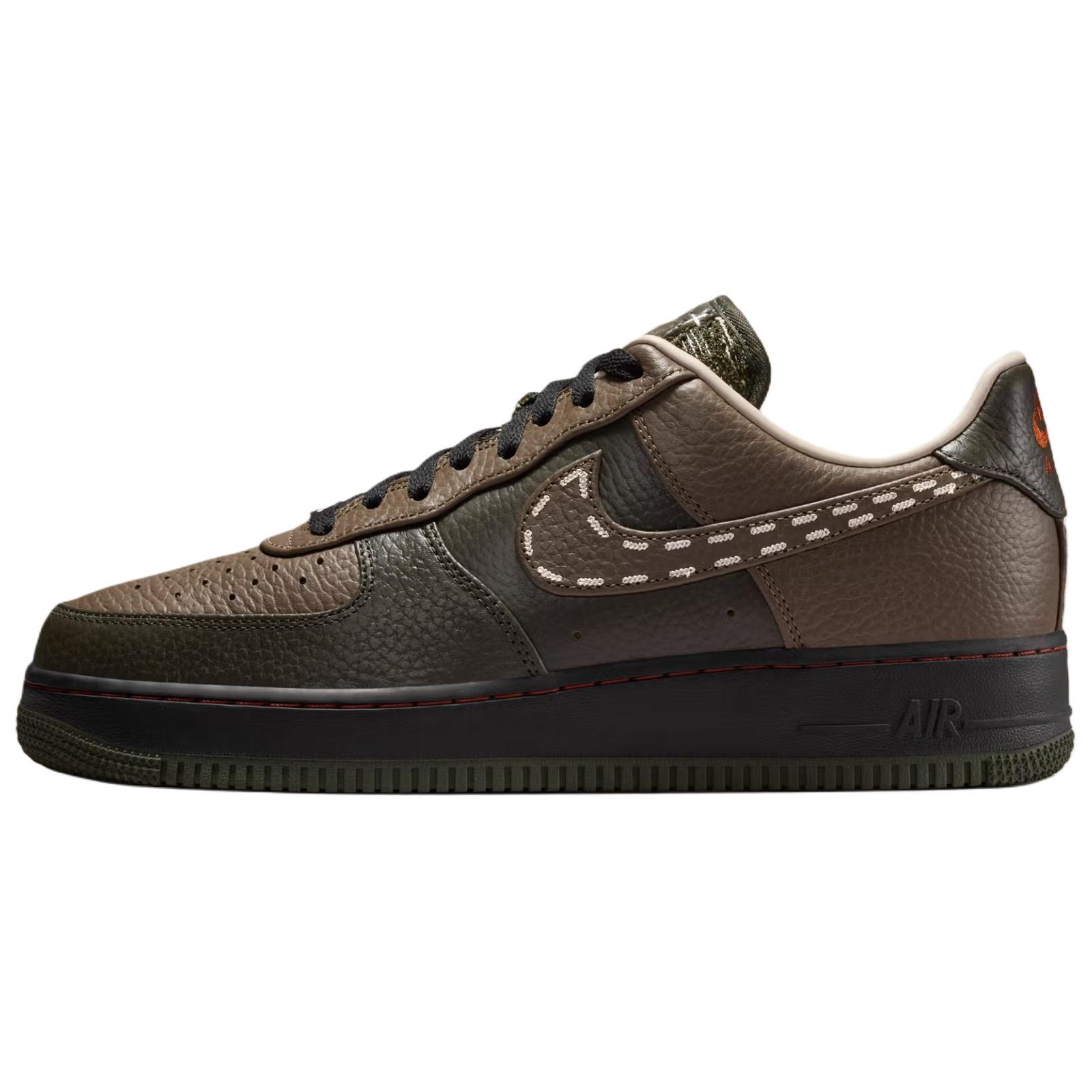 Nike Air Force 1 Skateboard Shoes Unisex Brown Green - IQ112