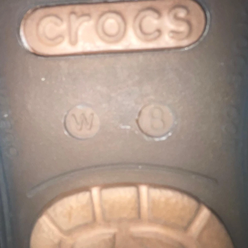 Crocs Adrina III Sandals Womens Size 8 Comfort Peep Toe Jelly Cutout Shoes - Image 3 of 4