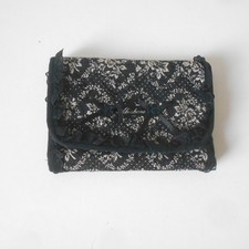 Saera Co. Ltd. Akiakane Wallet Three Fold Lace Ribbon Women s