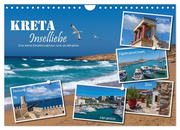"Calendar 2027 · US Version · Crete - Island Love (Wall Calendar 2027 12\" × 8\" La"-image