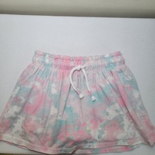 Cat Jack Toddler Girls' Pink Blue Tie-Dye Print Knit Pull-On Skort Size 3T