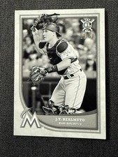 2018 Topps Baseball Card #387 J.T. REALMUTO 13/50 - Miami Marlins