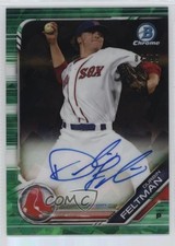 2019 Bowman Chrome HTA Green Atomic Refractor /99 Durbin Feltman Auto 13iq