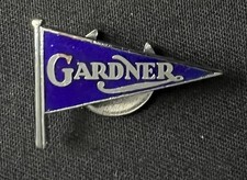 GARDNER MARINE ENGINES VINTAGE COMMERCIAL SHIPPING SHIP BOAT ENAMEL LAPEL  BADGE