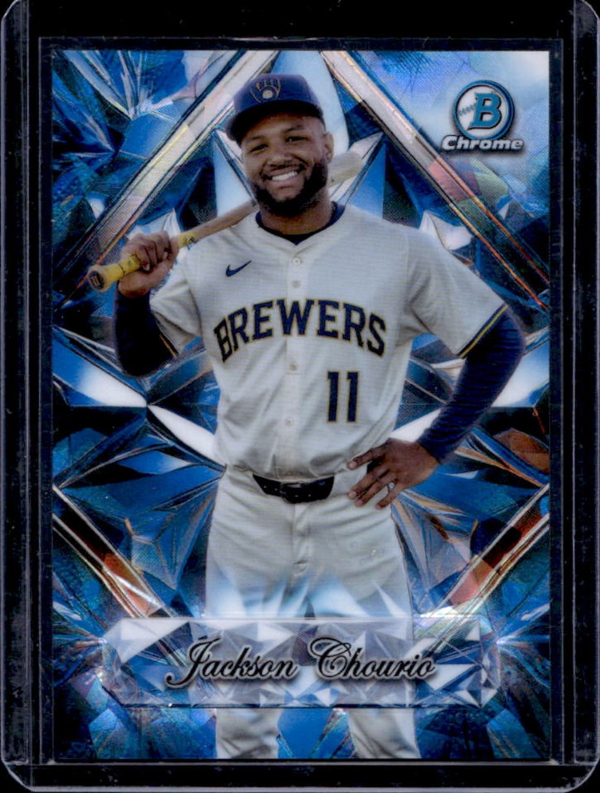 2025 Bowman Chrome Sapphire Jackson Chourio Selections #SS-2 Brewers