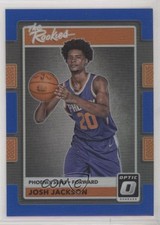 2017-18 Panini Donruss Optic The Rookies Blue Prizm 24/49 Josh Jackson #4 08u6