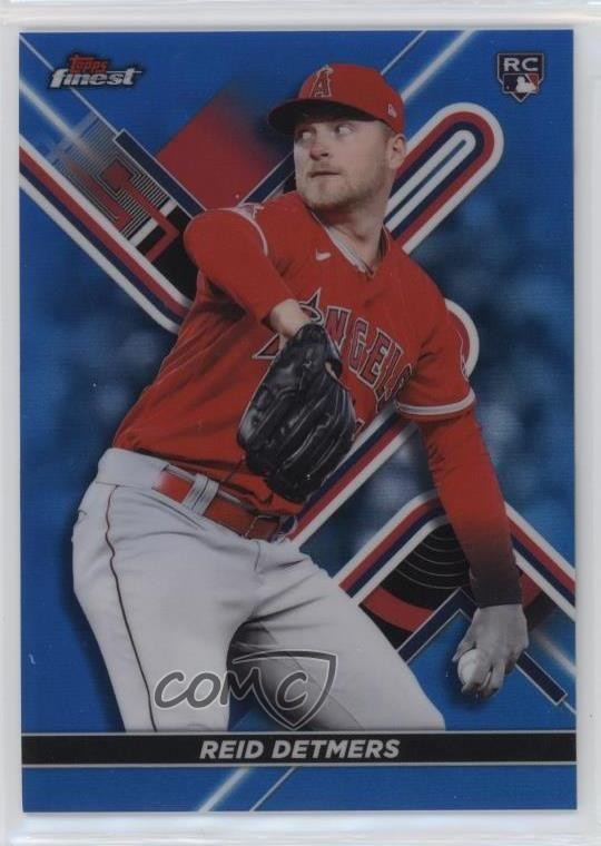 2022 Topps Finest Blue Refractor 70/150 Reid Detmers #26 0l44