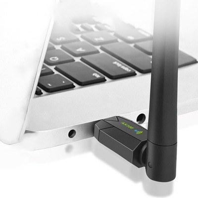 Schneller USB 5 0 WLAN Empfänger für PC Dual Band 2 4G 5G Wireless Konnektivit