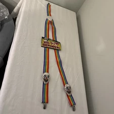 Halloween Evil Clown Suspenders