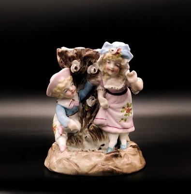 Antike deutsche Conta & Boheme Porzellan Überlauf Vase Verkleidung Posy Halter 19.