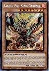Yugi-oh : Sacred Fire King Garunix (Secret Rare)Fire Kings #SR14-EN001