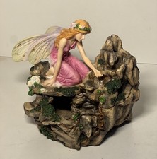 Fontaine Figurine Fée , Résine , Fantasy Légend
