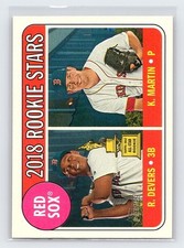 Rafael Devers / K Martin	2018 Topps Heritage	189	Boston Red Sox Rookie Stars RC