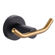 Towel Hooks SUS 304 Stainless Steel Wall Hooks, Heavy Duty Robe Black and Gold
