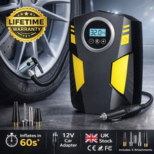 Car Tyre Inflator Electric Corded Portable Air Compressor Pump 12V 150 PSI