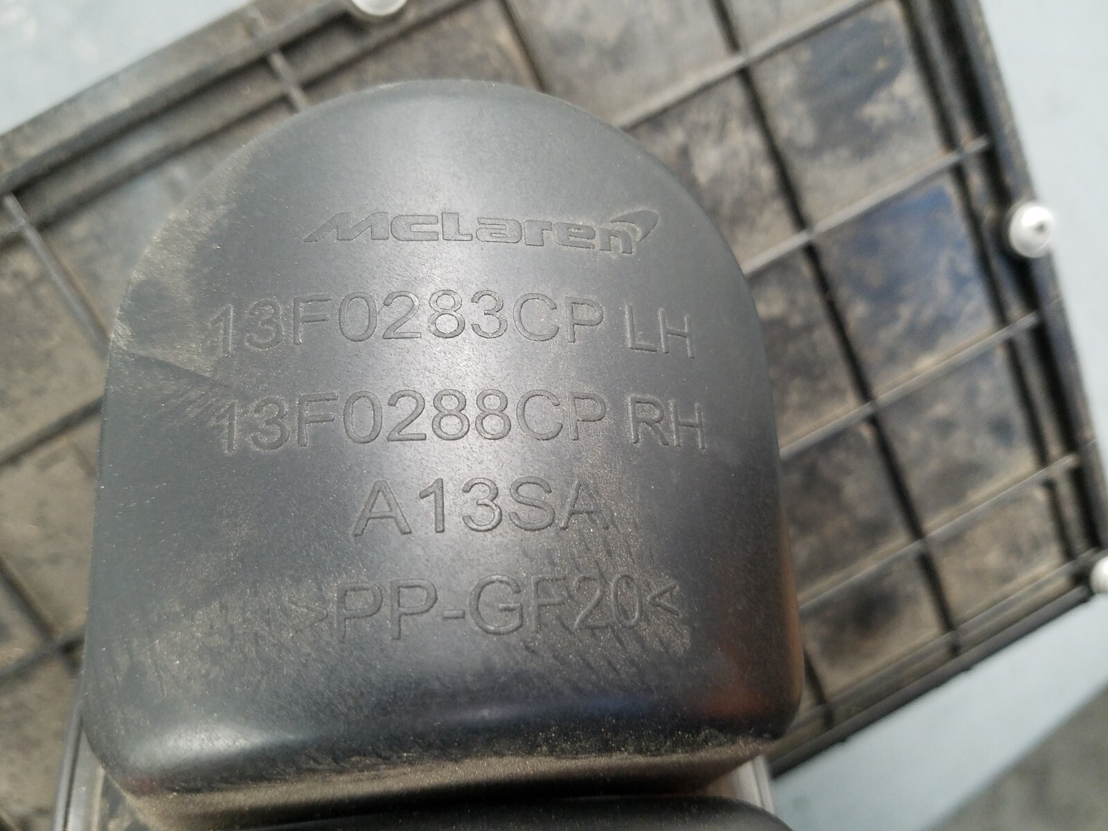 2016 McLaren 675LT Spider Left / Right Air Intake Assembly #5556 V5