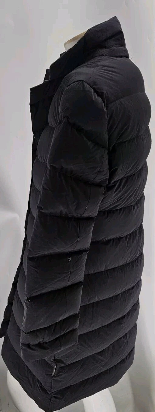 Moncler X Doudoune Cappotto Donna Elasticizzato 1 Nero Piumino d'oca Doppiopetto...