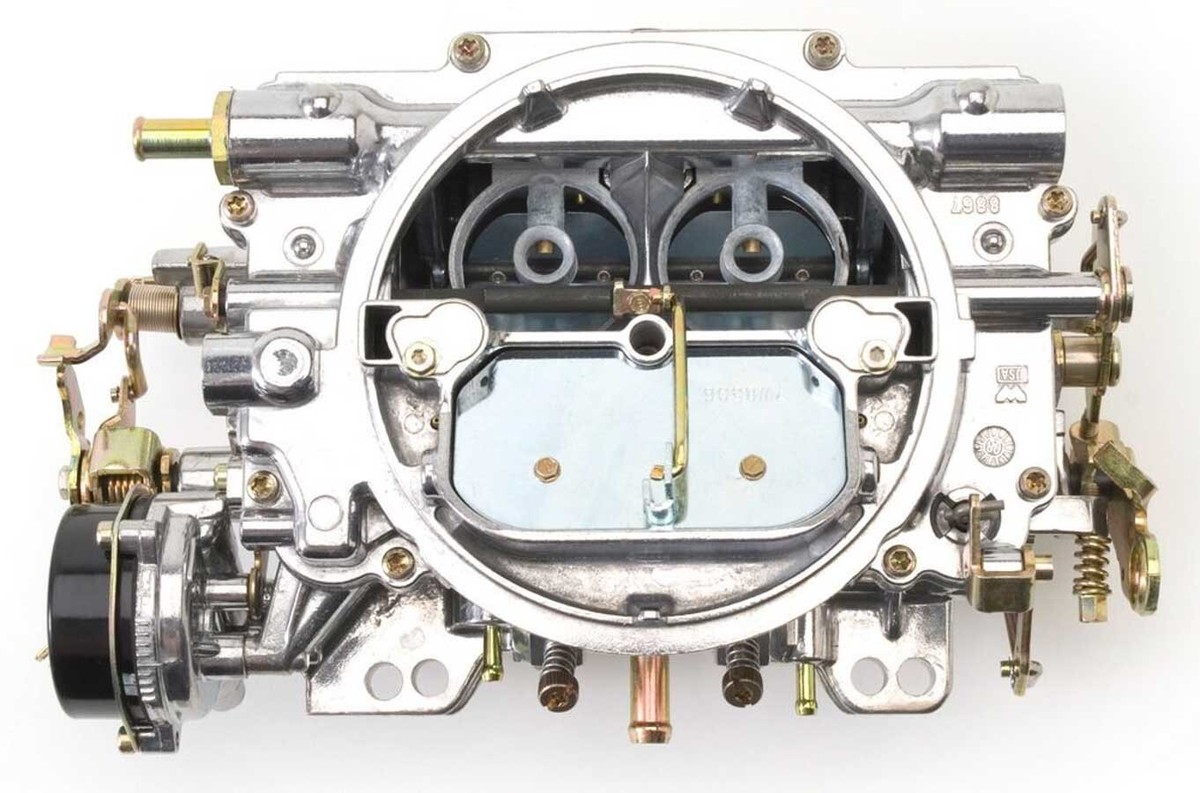 エーデルブロック1406　キャブレター　　エレクトリックチョーク　600cfm Edelbrock #1406 600 cfm 4-barrel Carburetor Electric Choke Square