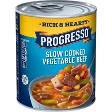 Progresso Rich  Hearty Vegetable Beef Soup   19 oz Can pack of 12 