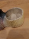 RARE Vintage Black Bear CUB Planter Small Plant Planter 6" Retro Midcentury  — photo 3