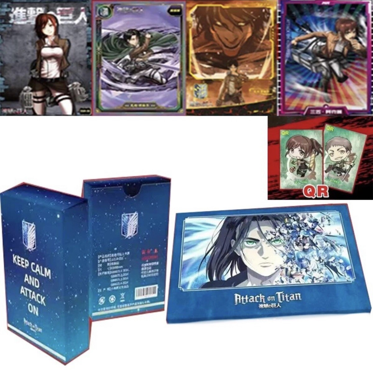 Attack on Titan Trading Card Game CCG Premium Collector's Box (18